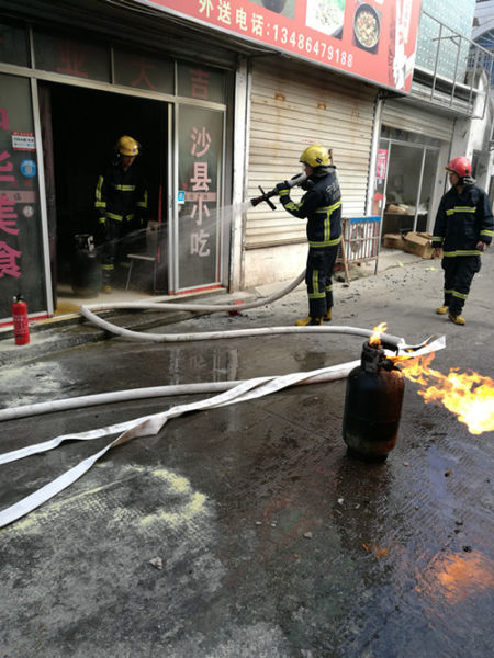 圖為：事故現(xiàn)場。消防供圖